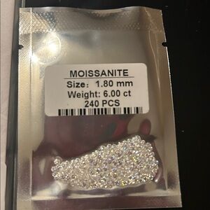 Moissanite Gemstones 1.80 mm 6ct